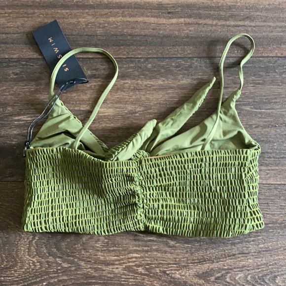 Sie Swim Bikini Top Green - Picture 4 of 5